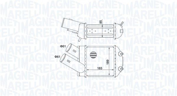 MAGNETI MARELLI 351319205150 Charge Air Cooler