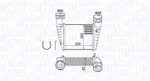 MAGNETI MARELLI 351319205210 Charge Air Cooler