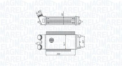 Charge Air Cooler MAGNETI MARELLI 351319205290