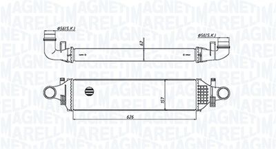 Charge Air Cooler MAGNETI MARELLI 351319205420