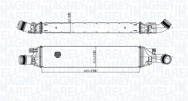 MAGNETI MARELLI 351319205600 Charge Air Cooler