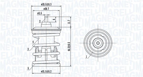 MAGNETI MARELLI 352317005090 Thermostat, coolant