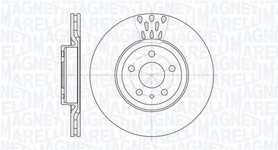 Brake Disc MAGNETI MARELLI 361302040258