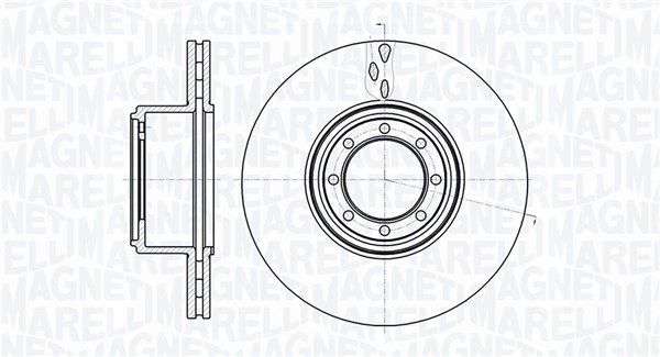 MAGNETI MARELLI 361302040488 Brake Disc