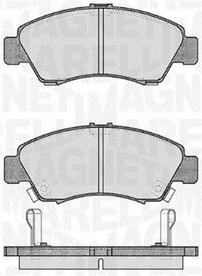 MAGNETI MARELLI 363916060276 Brake Pad Set, disc brake