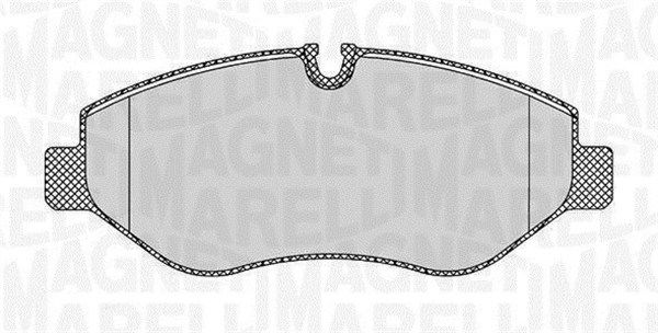 MAGNETI MARELLI 363916060298 Brake Pad Set, disc brake