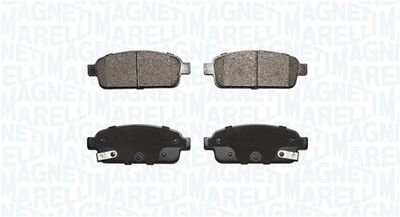 Brake Pad Set, disc brake MAGNETI MARELLI 363916060433