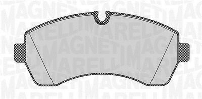 Brake Pad Set, disc brake MAGNETI MARELLI 363916060647