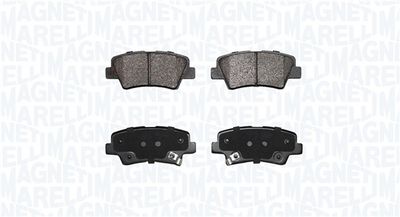 Brake Pad Set, disc brake MAGNETI MARELLI 363916060852