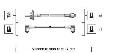 Ignition Cable Kit MAGNETI MARELLI 941318111015