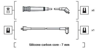 Ignition Cable Kit MAGNETI MARELLI 941318111033