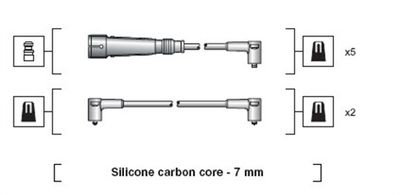 Ignition Cable Kit MAGNETI MARELLI 941318111047