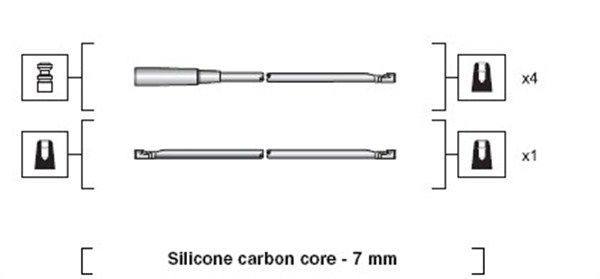 MAGNETI MARELLI 941318111052 Ignition Cable Kit