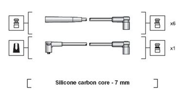 Ignition Cable Kit MAGNETI MARELLI 941318111067