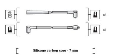 Ignition Cable Kit MAGNETI MARELLI 941318111071