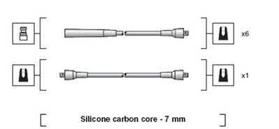 Ignition Cable Kit MAGNETI MARELLI 941318111082