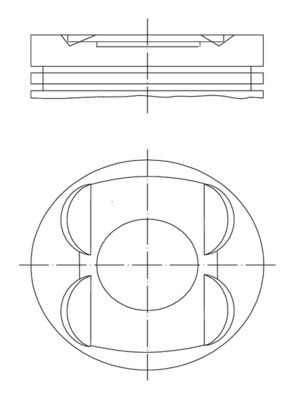 Piston MAHLE 001 14 00