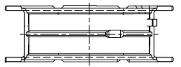 MAHLE 001 FL 21834 025 Crankshaft Bearing