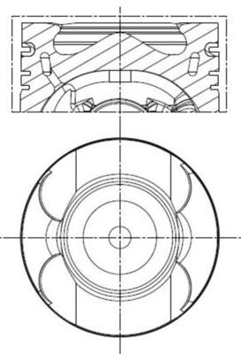 Piston MAHLE 001 PI 00133 000