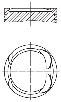 Piston MAHLE 001 PI 00163 000