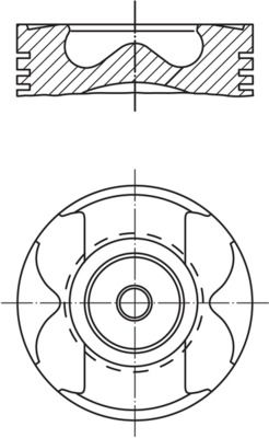 Piston MAHLE 001 PI 00167 000