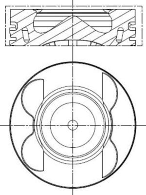 Piston MAHLE 001 PI 00181 000