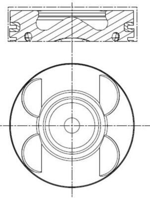 Piston MAHLE 001 PI 00183 000