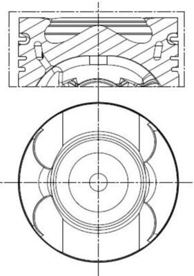 Piston MAHLE 001 PI 00189 001