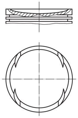 MAHLE 001 40 02 Piston