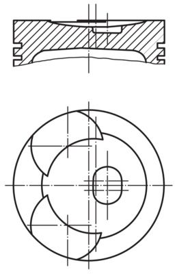 Piston MAHLE 002 44 01