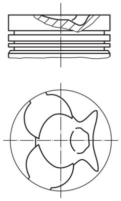 Piston MAHLE 002 49 01