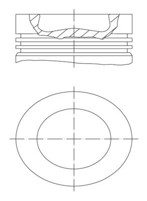 Piston MAHLE 003 16 00