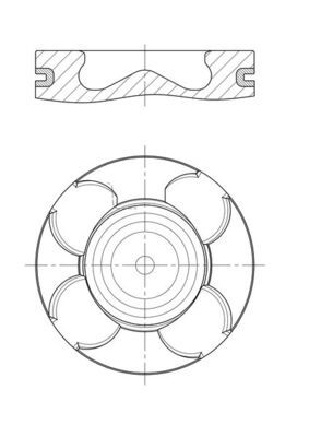 Piston MAHLE 007 PI 00158 000