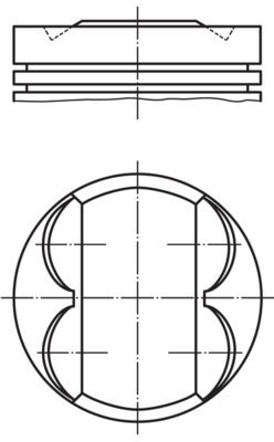 Piston MAHLE 011 PI 00105 002