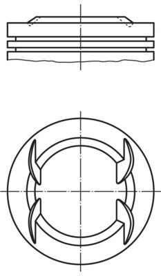 Piston MAHLE 011 PI 00111 001