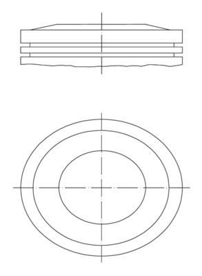 Piston MAHLE 012 10 00