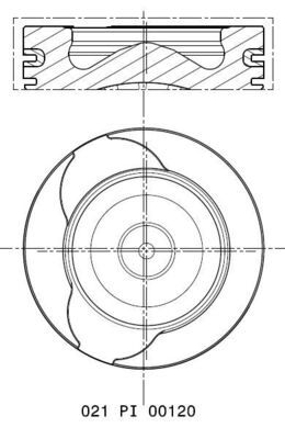 Piston MAHLE 021 PI 00120 000