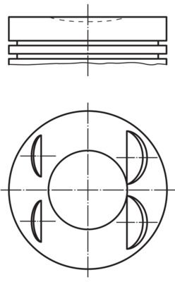 Piston MAHLE 021 PI 00127 000