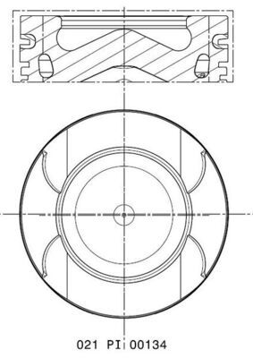 Piston MAHLE 021 PI 00134 002