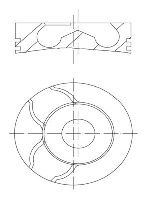 Piston MAHLE 022 01 00