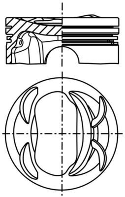 MAHLE 028 PI 00131 000 Piston