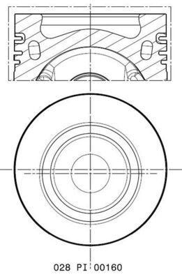 Piston MAHLE 028 PI 00160 001