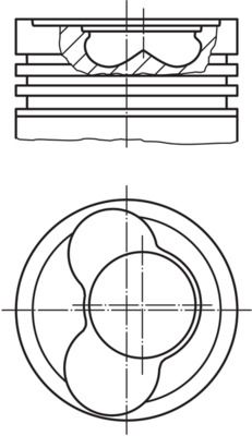 Piston MAHLE 030 65 00