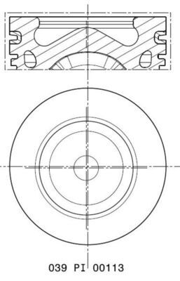 Piston MAHLE 039 PI 00113 001