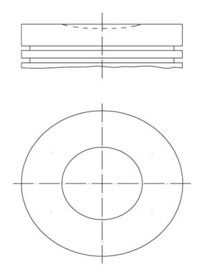 Piston MAHLE 040 16 00