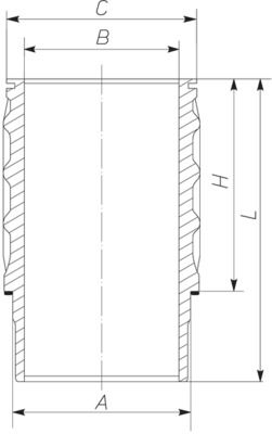 Cylinder Sleeve MAHLE 061 LW 00101 001