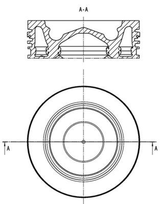 Piston MAHLE 061 PI 00139 000