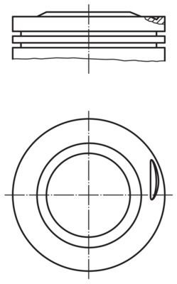 Piston MAHLE 081 20 00