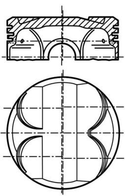 Piston MAHLE 081 PI 00101 001