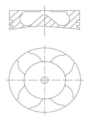 Piston MAHLE 081 PI 00103 000